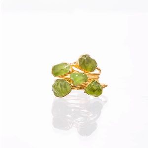 Ringcrush Green Stone Ring Gold US7